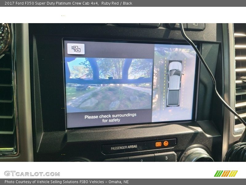 Ruby Red / Black 2017 Ford F350 Super Duty Platinum Crew Cab 4x4