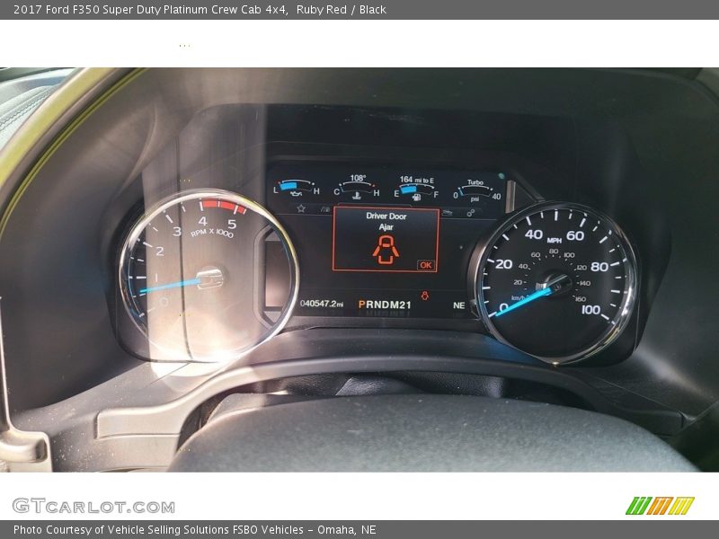 Ruby Red / Black 2017 Ford F350 Super Duty Platinum Crew Cab 4x4