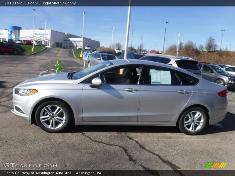 Ingot Silver / Ebony 2018 Ford Fusion SE