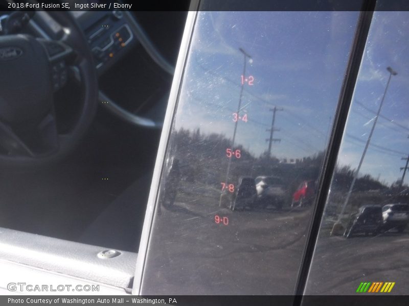 Ingot Silver / Ebony 2018 Ford Fusion SE