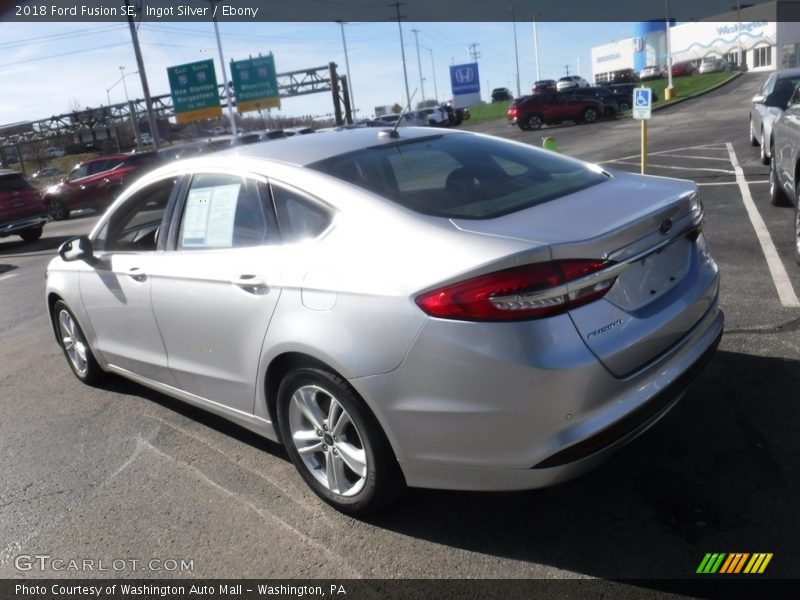 Ingot Silver / Ebony 2018 Ford Fusion SE