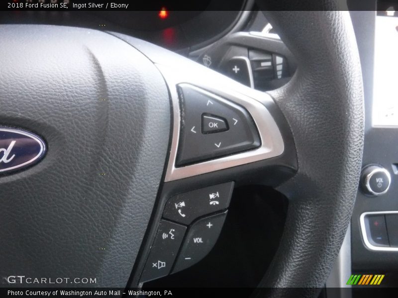 Ingot Silver / Ebony 2018 Ford Fusion SE