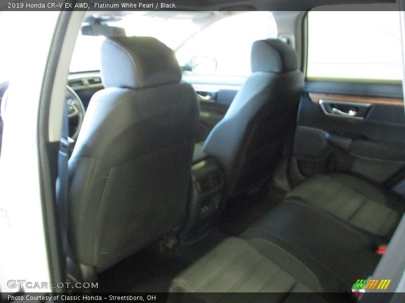 Platinum White Pearl / Black 2019 Honda CR-V EX AWD