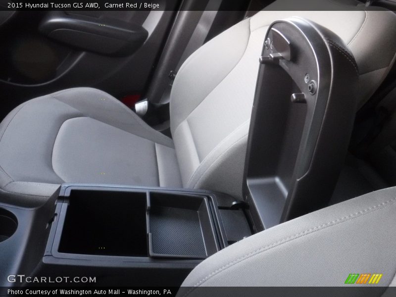 Garnet Red / Beige 2015 Hyundai Tucson GLS AWD
