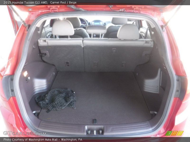 Garnet Red / Beige 2015 Hyundai Tucson GLS AWD