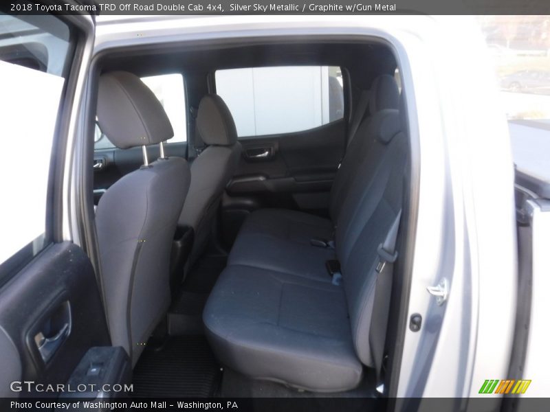 Silver Sky Metallic / Graphite w/Gun Metal 2018 Toyota Tacoma TRD Off Road Double Cab 4x4