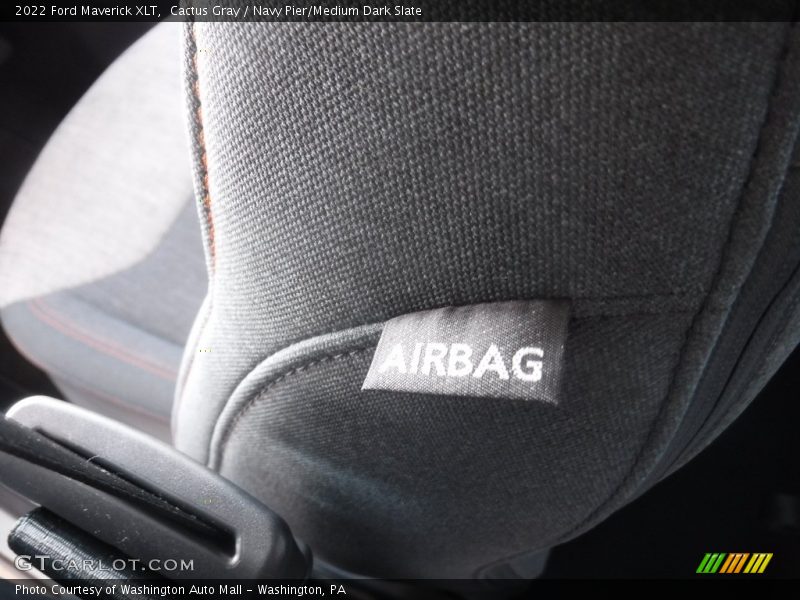 Cactus Gray / Navy Pier/Medium Dark Slate 2022 Ford Maverick XLT