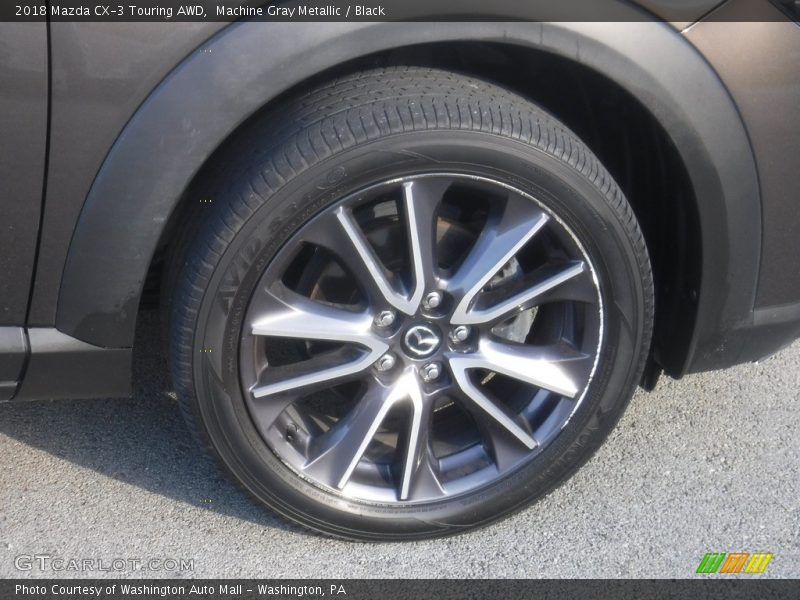 Machine Gray Metallic / Black 2018 Mazda CX-3 Touring AWD