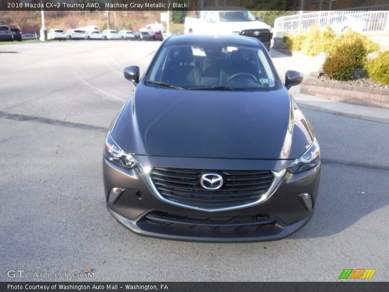 Machine Gray Metallic / Black 2018 Mazda CX-3 Touring AWD