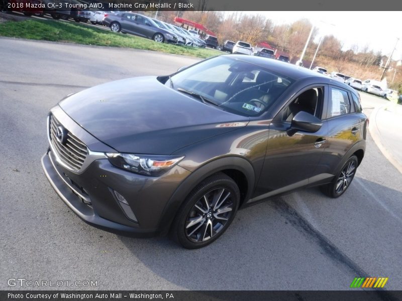 Machine Gray Metallic / Black 2018 Mazda CX-3 Touring AWD