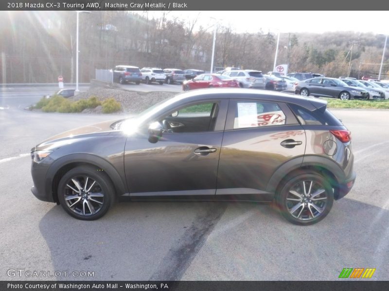 Machine Gray Metallic / Black 2018 Mazda CX-3 Touring AWD