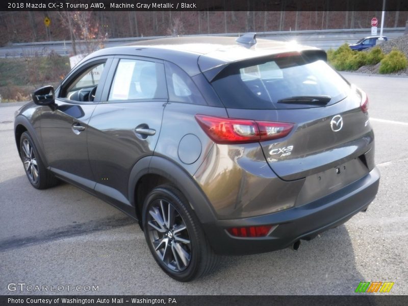 Machine Gray Metallic / Black 2018 Mazda CX-3 Touring AWD