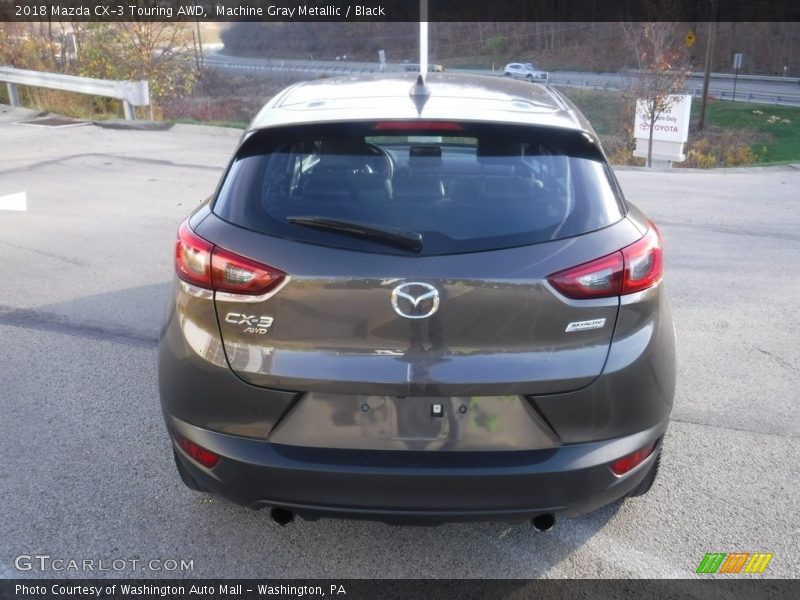 Machine Gray Metallic / Black 2018 Mazda CX-3 Touring AWD