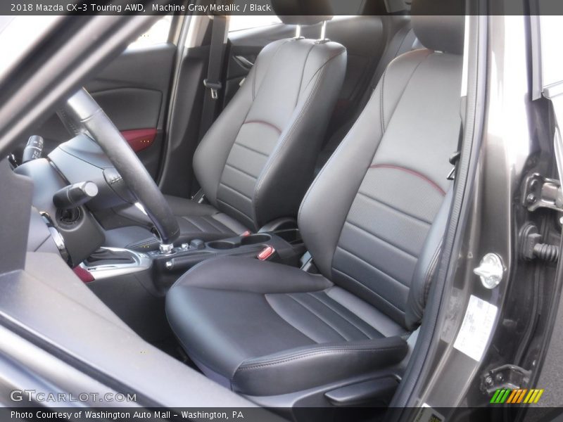 Machine Gray Metallic / Black 2018 Mazda CX-3 Touring AWD