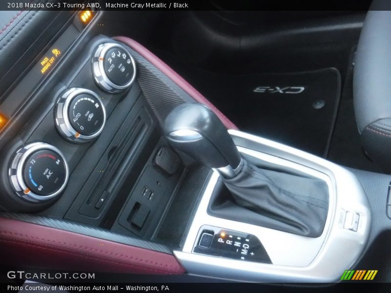 Machine Gray Metallic / Black 2018 Mazda CX-3 Touring AWD
