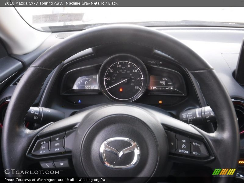 Machine Gray Metallic / Black 2018 Mazda CX-3 Touring AWD