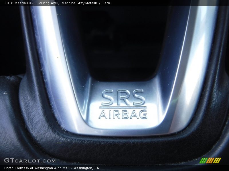 Machine Gray Metallic / Black 2018 Mazda CX-3 Touring AWD