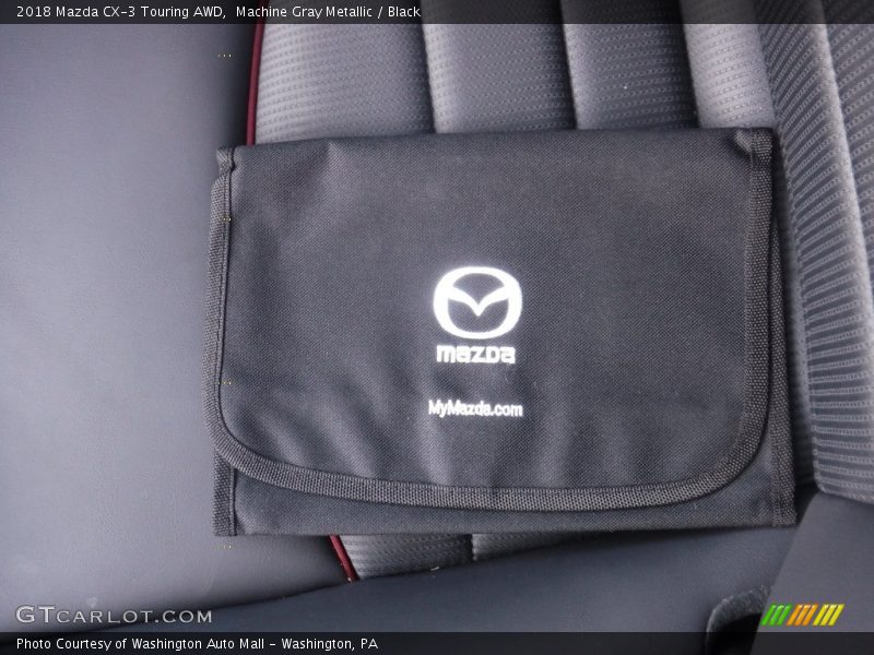 Machine Gray Metallic / Black 2018 Mazda CX-3 Touring AWD