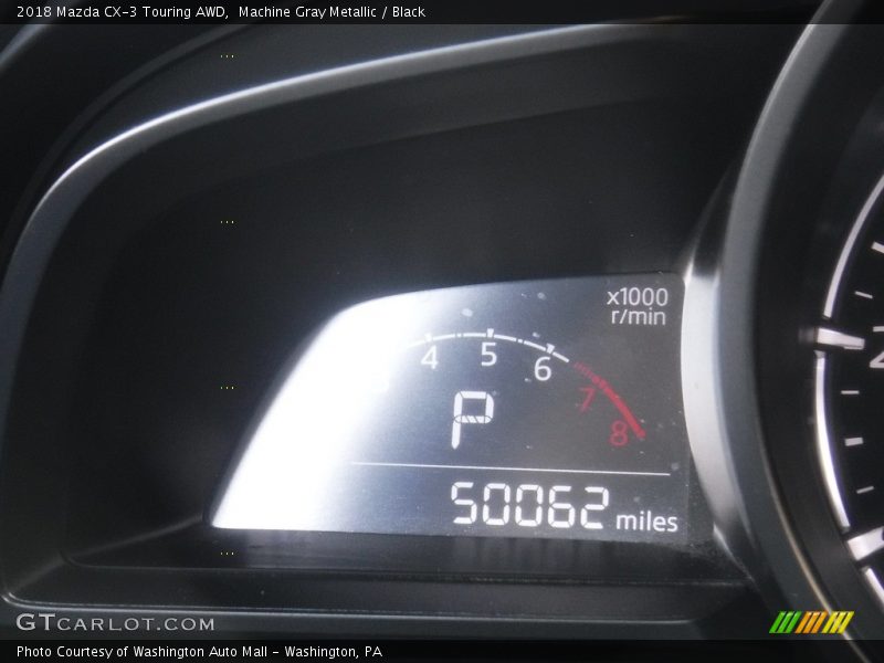 Machine Gray Metallic / Black 2018 Mazda CX-3 Touring AWD