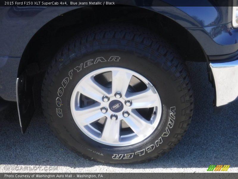 Blue Jeans Metallic / Black 2015 Ford F150 XLT SuperCab 4x4
