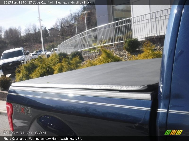 Blue Jeans Metallic / Black 2015 Ford F150 XLT SuperCab 4x4
