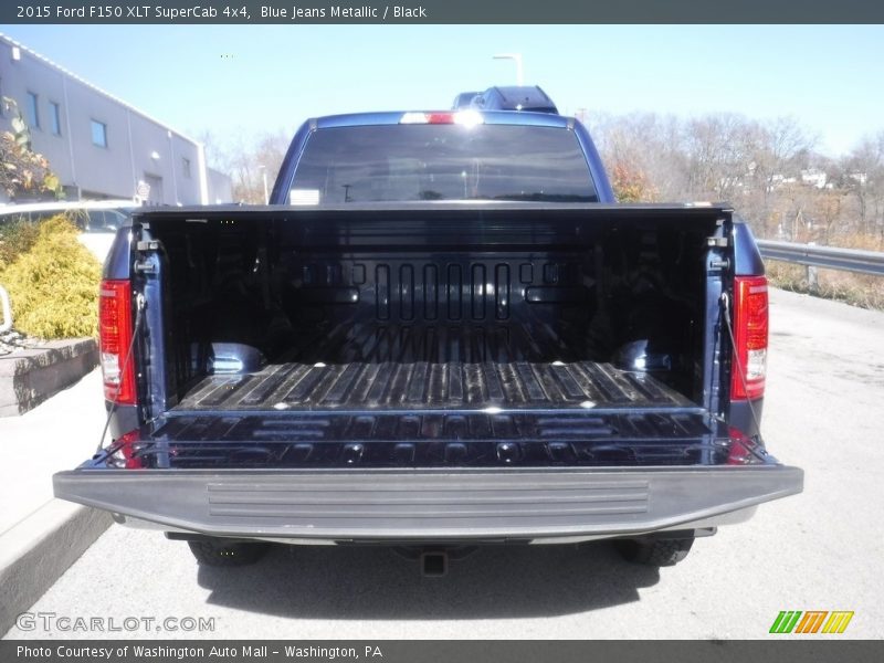Blue Jeans Metallic / Black 2015 Ford F150 XLT SuperCab 4x4