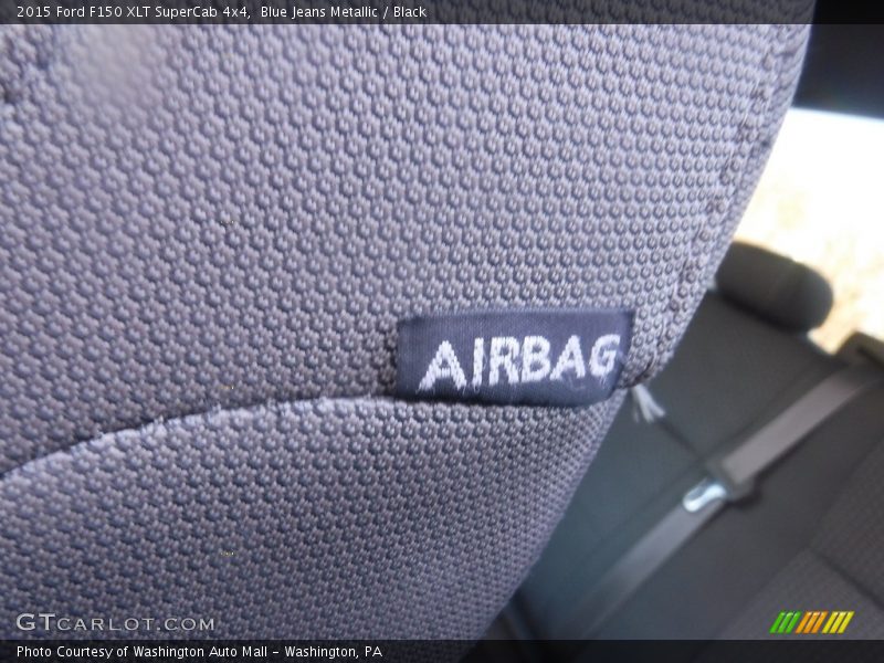 Blue Jeans Metallic / Black 2015 Ford F150 XLT SuperCab 4x4