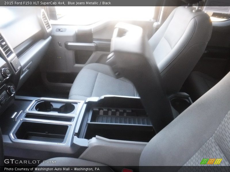 Blue Jeans Metallic / Black 2015 Ford F150 XLT SuperCab 4x4