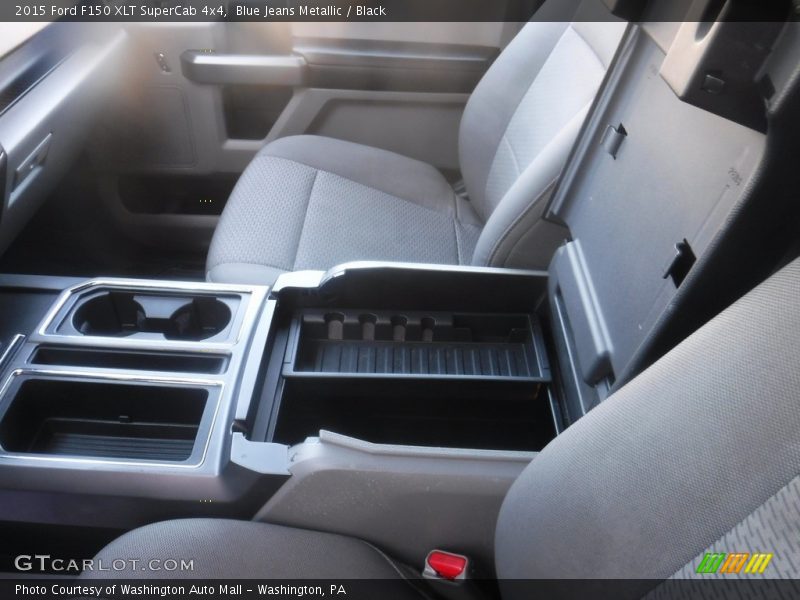 Blue Jeans Metallic / Black 2015 Ford F150 XLT SuperCab 4x4