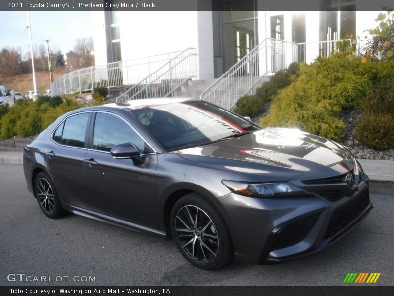 Predawn Gray Mica / Black 2021 Toyota Camry SE
