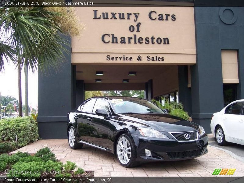 Black Onyx / Cashmere Beige 2006 Lexus IS 250