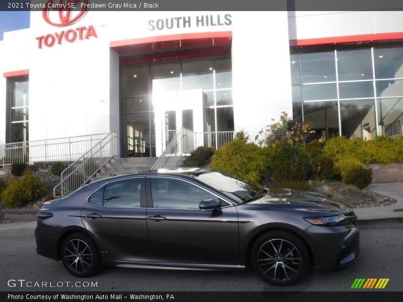 Predawn Gray Mica / Black 2021 Toyota Camry SE