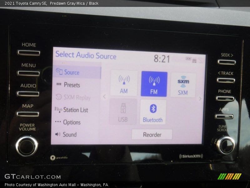 Predawn Gray Mica / Black 2021 Toyota Camry SE