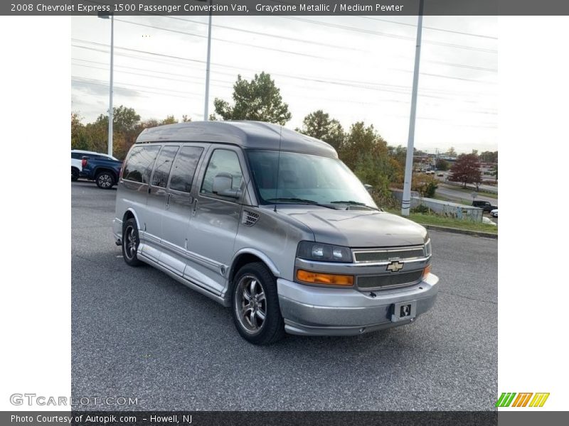 Graystone Metallic / Medium Pewter 2008 Chevrolet Express 1500 Passenger Conversion Van