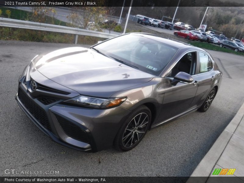 Predawn Gray Mica / Black 2021 Toyota Camry SE