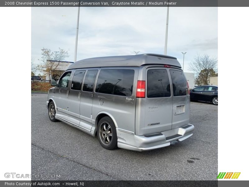 Graystone Metallic / Medium Pewter 2008 Chevrolet Express 1500 Passenger Conversion Van