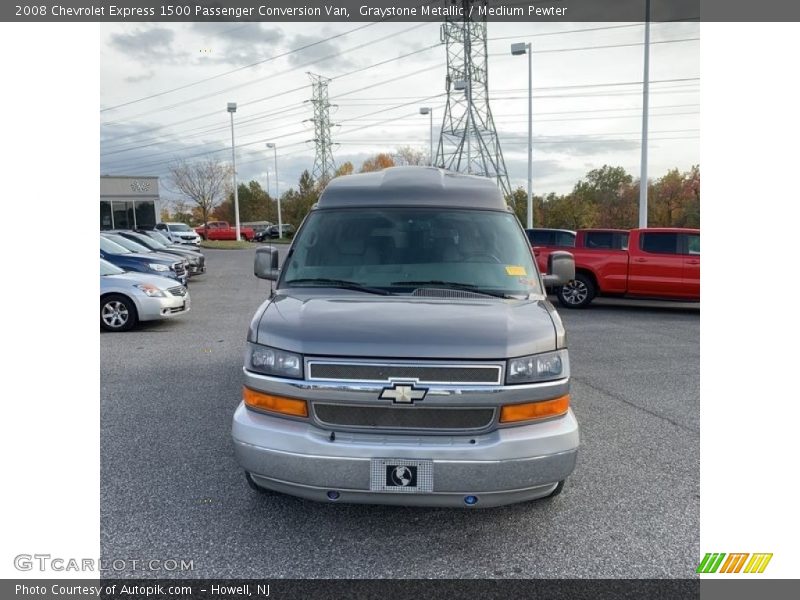 Graystone Metallic / Medium Pewter 2008 Chevrolet Express 1500 Passenger Conversion Van