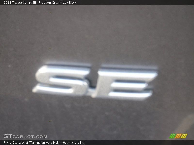 Predawn Gray Mica / Black 2021 Toyota Camry SE