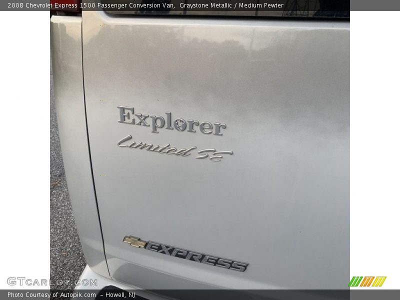 Graystone Metallic / Medium Pewter 2008 Chevrolet Express 1500 Passenger Conversion Van