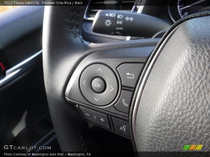 Predawn Gray Mica / Black 2021 Toyota Camry SE