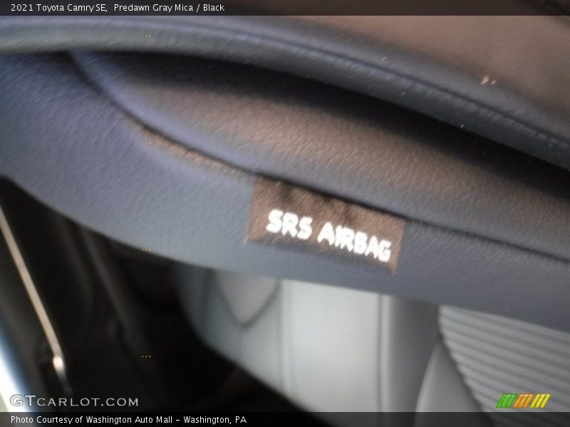 Predawn Gray Mica / Black 2021 Toyota Camry SE