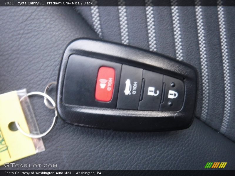 Predawn Gray Mica / Black 2021 Toyota Camry SE