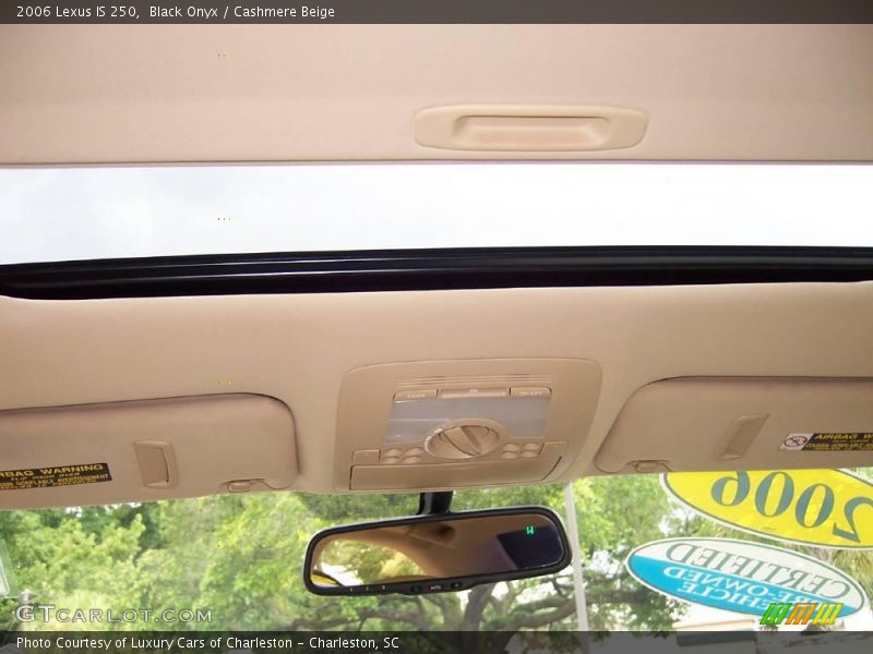 Black Onyx / Cashmere Beige 2006 Lexus IS 250
