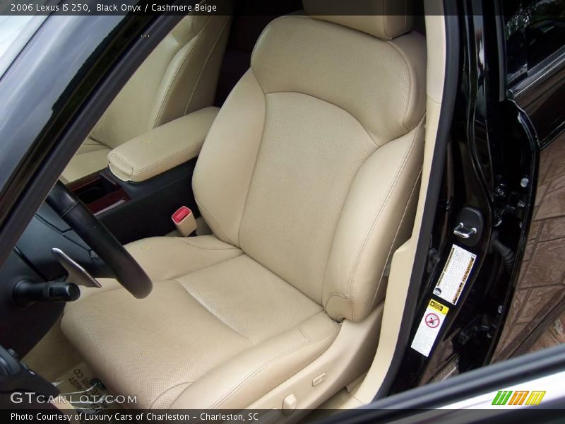 Black Onyx / Cashmere Beige 2006 Lexus IS 250