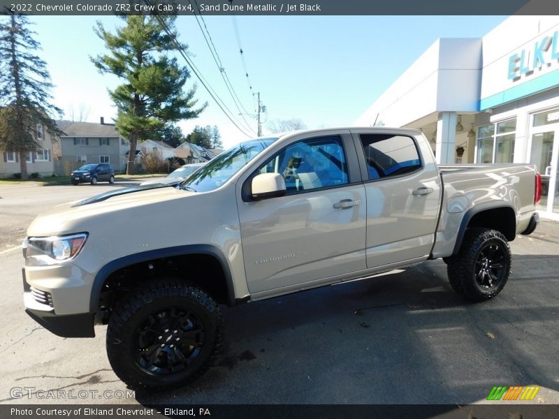 Sand Dune Metallic / Jet Black 2022 Chevrolet Colorado ZR2 Crew Cab 4x4