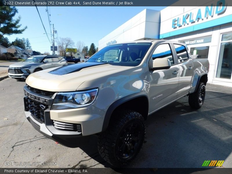 Sand Dune Metallic / Jet Black 2022 Chevrolet Colorado ZR2 Crew Cab 4x4