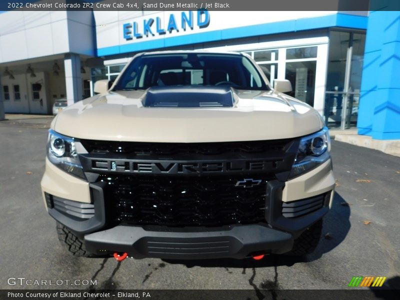 Sand Dune Metallic / Jet Black 2022 Chevrolet Colorado ZR2 Crew Cab 4x4