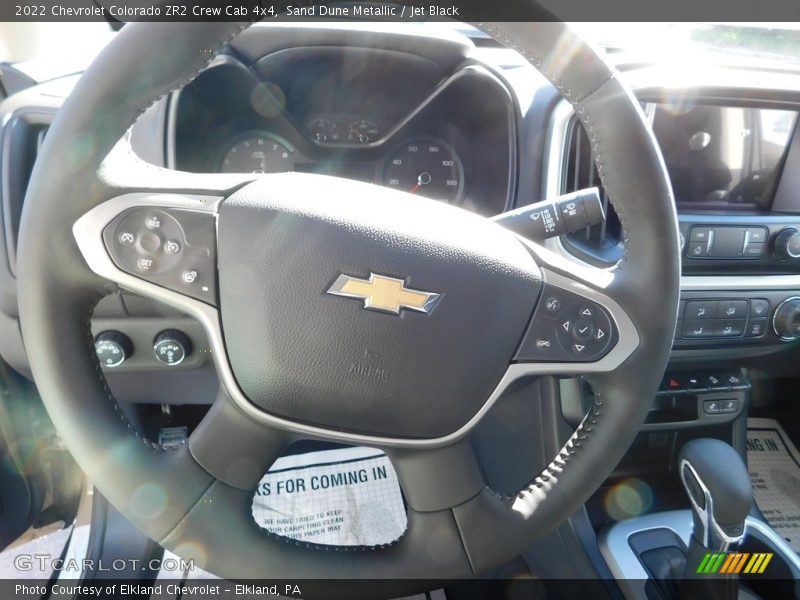 Sand Dune Metallic / Jet Black 2022 Chevrolet Colorado ZR2 Crew Cab 4x4