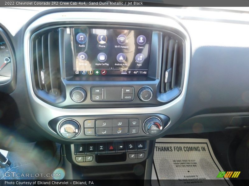 Sand Dune Metallic / Jet Black 2022 Chevrolet Colorado ZR2 Crew Cab 4x4