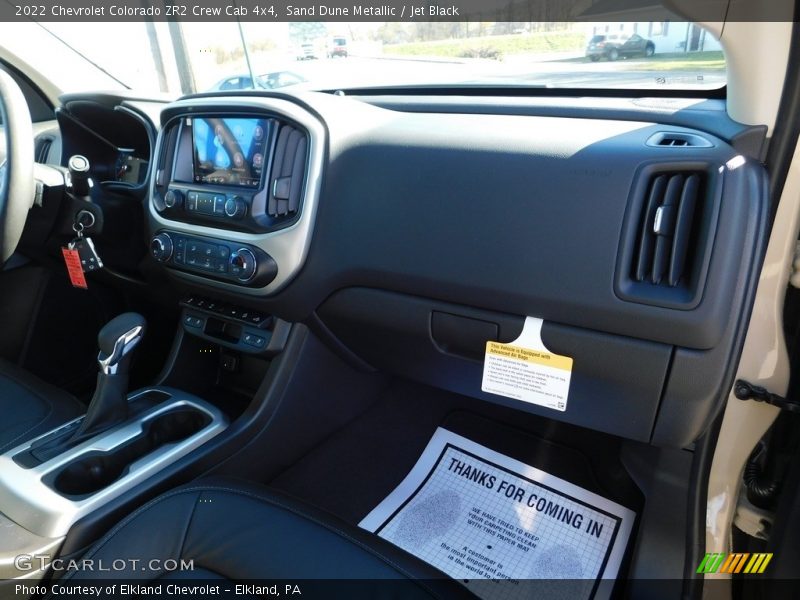 Sand Dune Metallic / Jet Black 2022 Chevrolet Colorado ZR2 Crew Cab 4x4